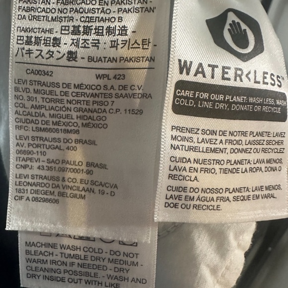 Levi's Mile High Super Skinny Jeans - Size 29 - Light wash - Picture 7 of 8